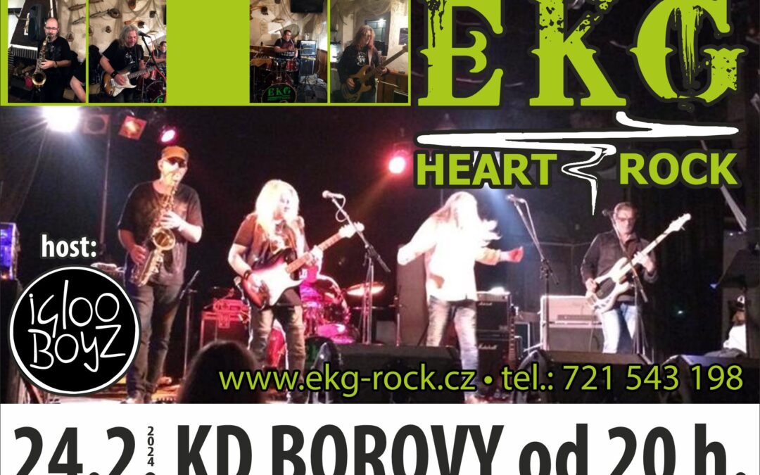Plakat EKG rock 24.02.2024 KD Borovy